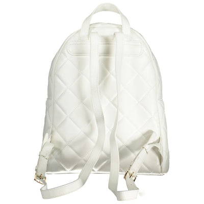 Mario Valentino Weißer Polyethylen-Rucksack