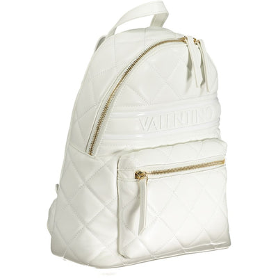 Mario Valentino Weißer Polyethylen-Rucksack