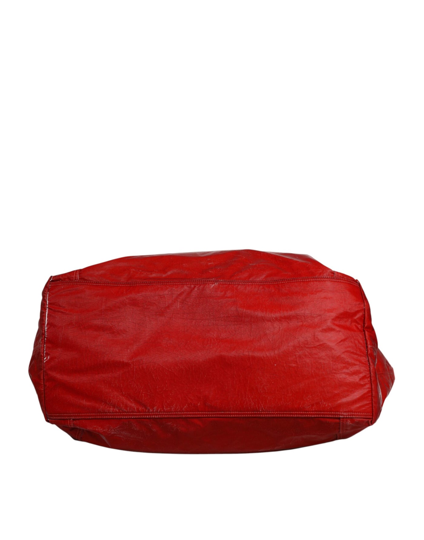 Dolce & Gabbana Rote Nylon Hand Schulter Duffel Reisetasche