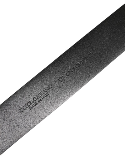 Dolce & Gabbana Blau Klassisch Silber Metall DG Logo Schnalle Gürtel