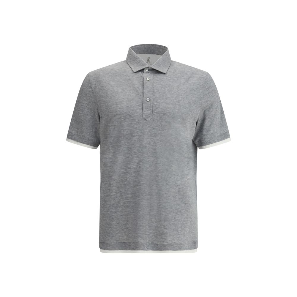 Brunello Cucinelli Polohemd aus Seide