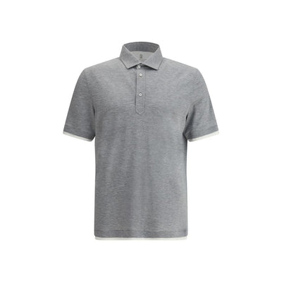 Brunello Cucinelli Polohemd aus Seide