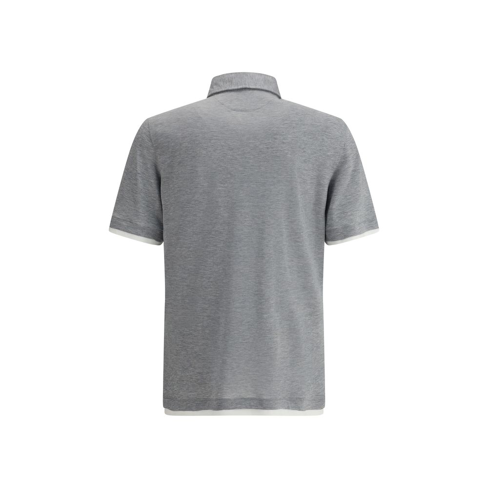 Brunello Cucinelli Polohemd aus Seide