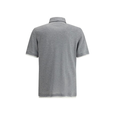 Brunello Cucinelli Polohemd aus Seide
