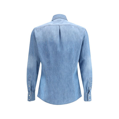 Brunello Cucinelli Denim-Hemd
