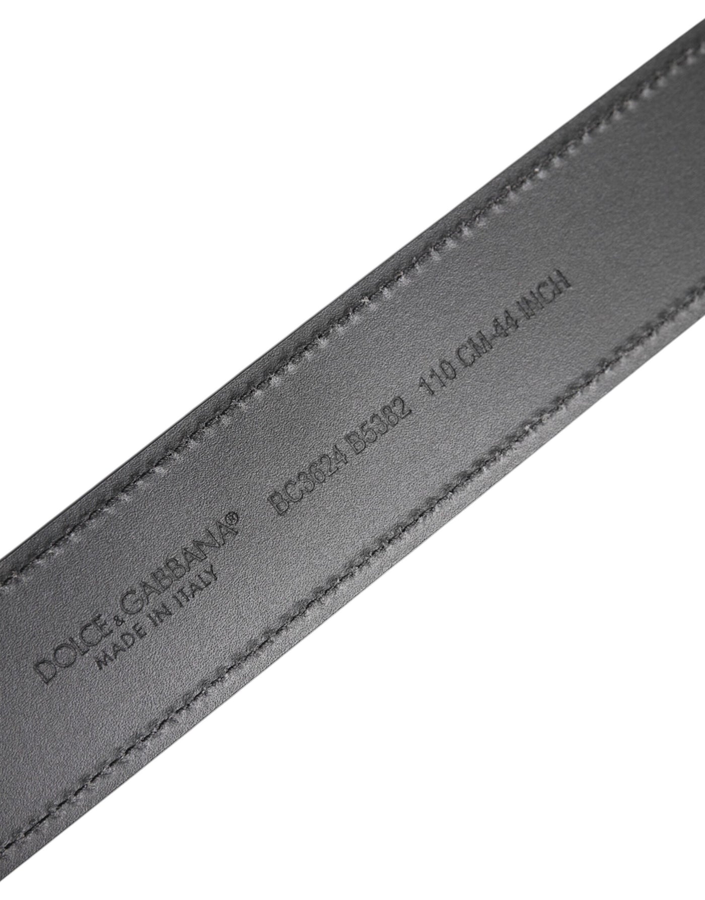 Dolce & Gabbana Schwarzer Leder-Gürtel mit klassischer Metall-Logo-Schnalle