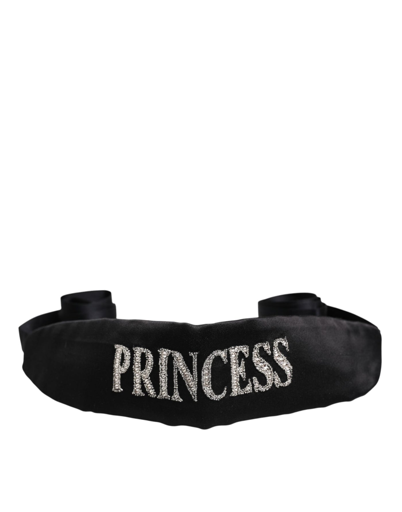 Dolce & Gabbana Schwarzer Prinzessin Fantasy geflochtener Taillengürtel