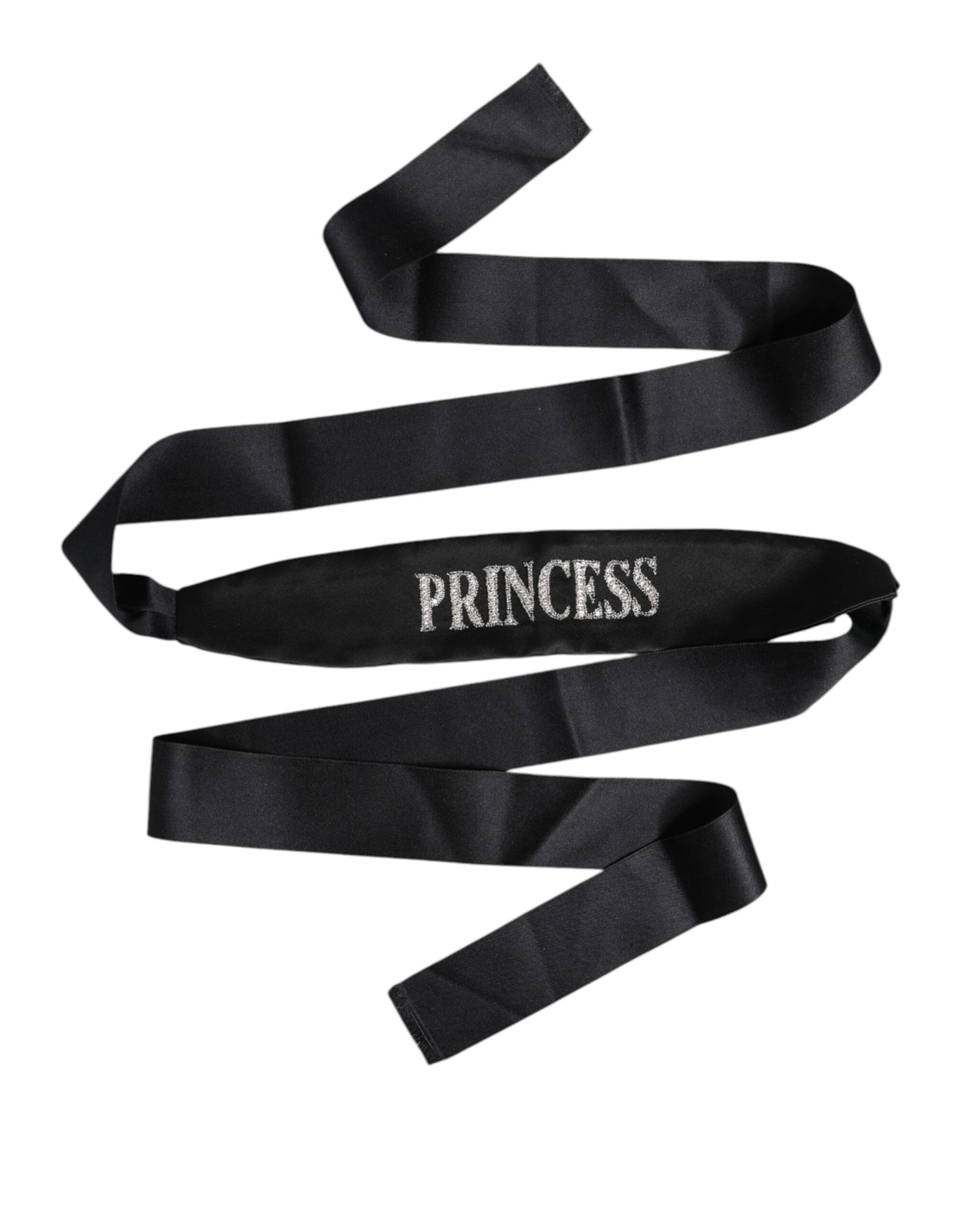 Dolce & Gabbana Schwarzer Prinzessin Fantasy geflochtener Taillengürtel