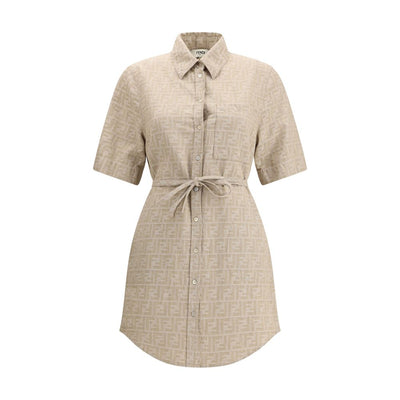 Fendi Chambray-Kleid