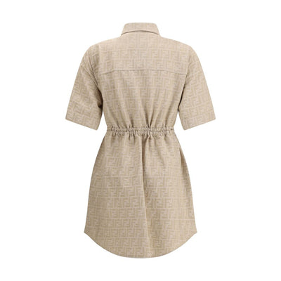 Fendi Chambray-Kleid