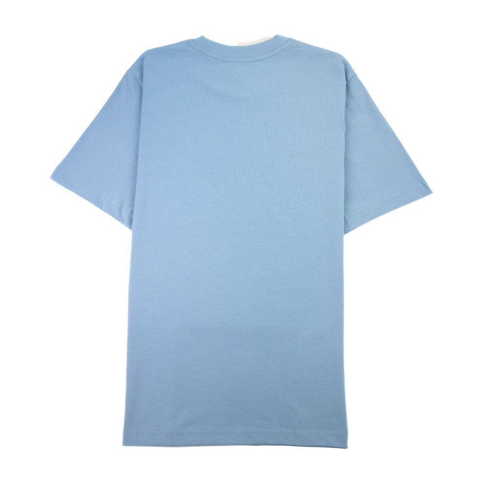 Casablanca T-Shirt aus blauer Baumwolle