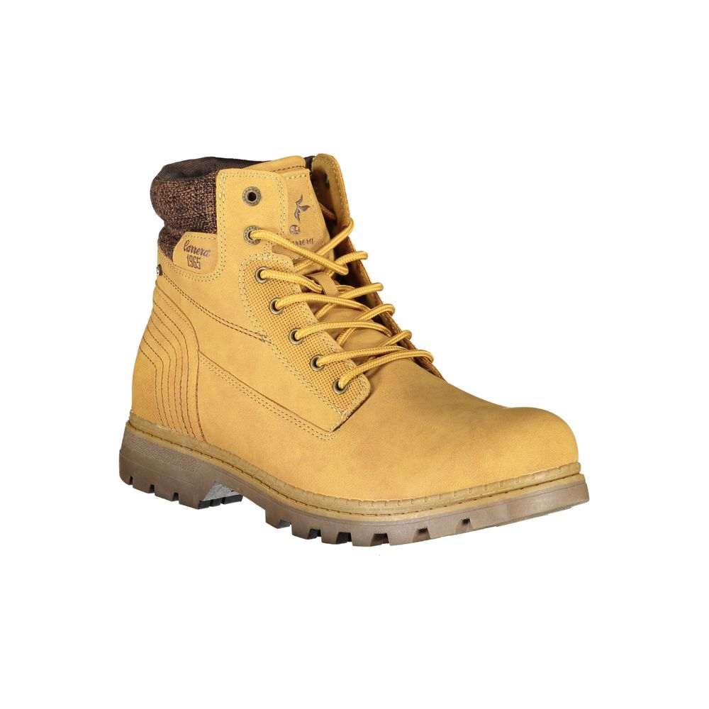 Carrera Gelber Polyester-Stiefel
