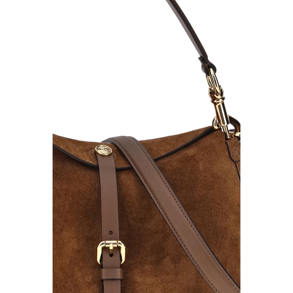 Etro Wildleder Pony Umhängetasche
