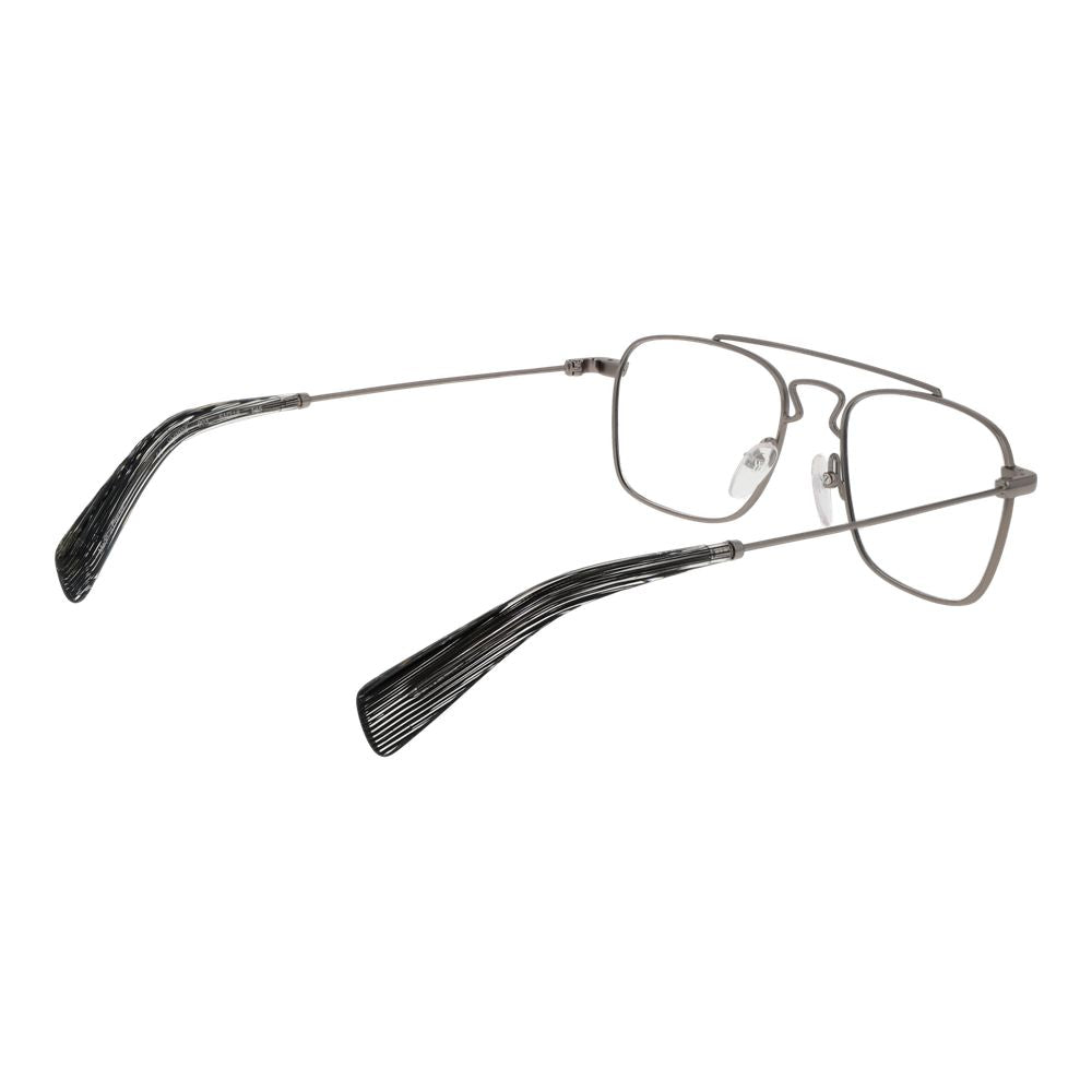 Yohji Yamamoto Silberne optische Unisex-Fassungen
