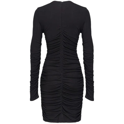 PINKO Schwarzes Nylonkleid