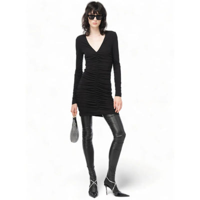 PINKO Schwarzes Nylonkleid