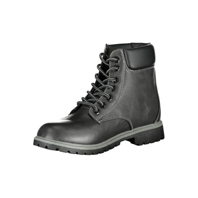 Fila Schwarzer Polyester-Stiefel