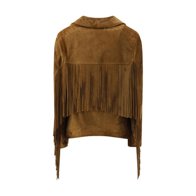 Golden Goose Wildlederjacke mit Fransen