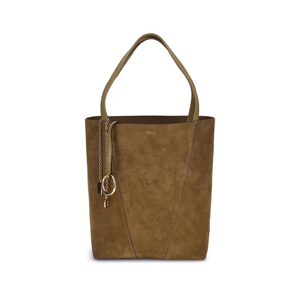 Chloé Wildleder Spin Tote Bag