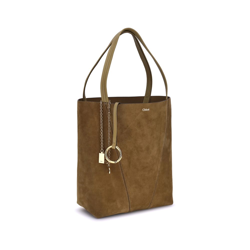 Chloé Wildleder Spin Tote Bag