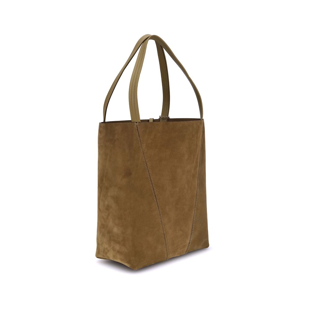 Chloé Wildleder Spin Tote Bag