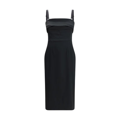 Dolce & Gabbana Satin-Midikleid