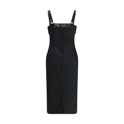 Dolce & Gabbana Satin-Midikleid