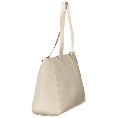 Mario Valentino Weiß Polyethylen Frauen Handtasche