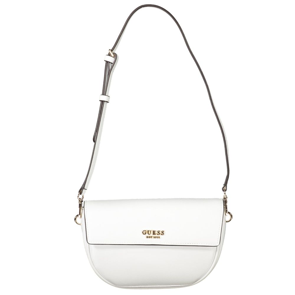 Guess Jeans Weiß Polyethylen Frauen Handtasche