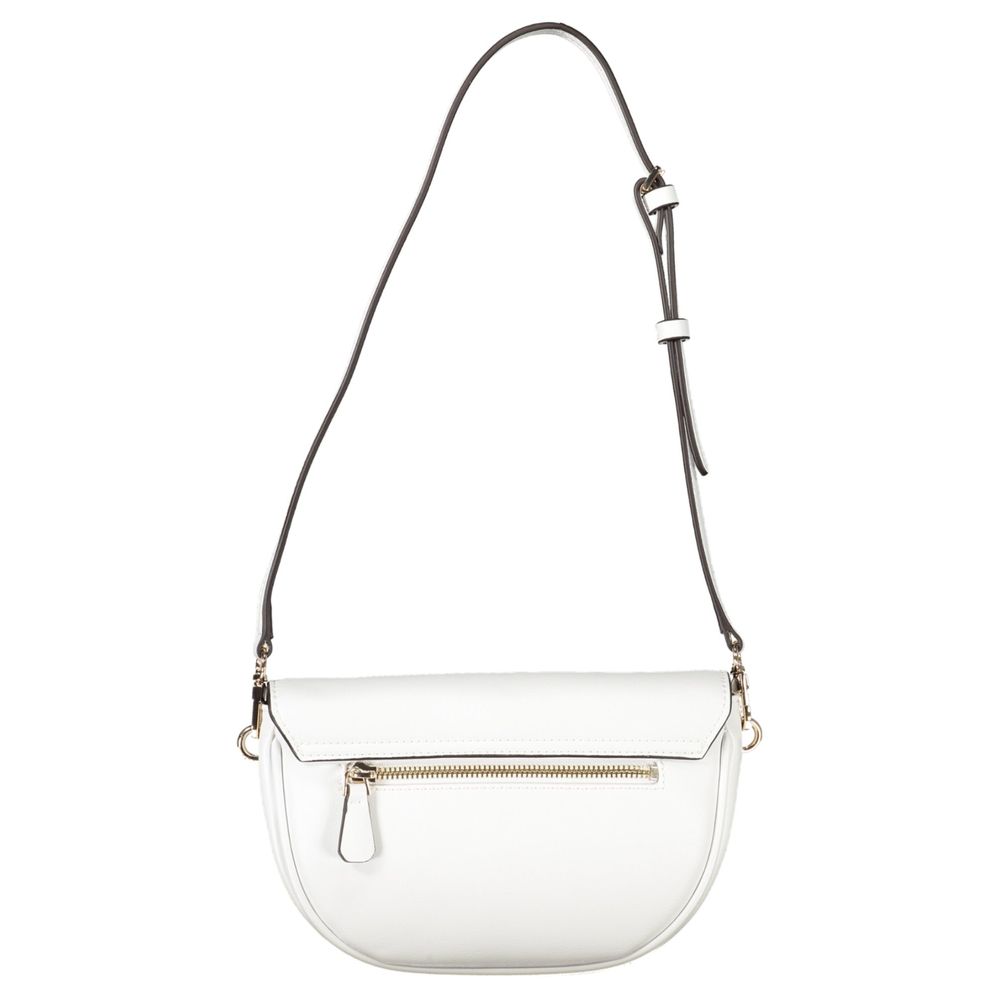 Guess Jeans Weiß Polyethylen Frauen Handtasche