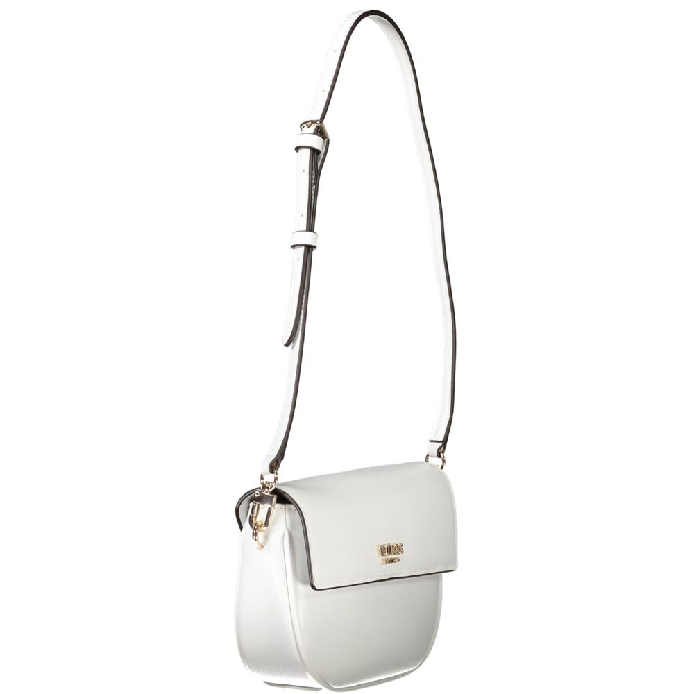 Guess Jeans Weiß Polyethylen Frauen Handtasche