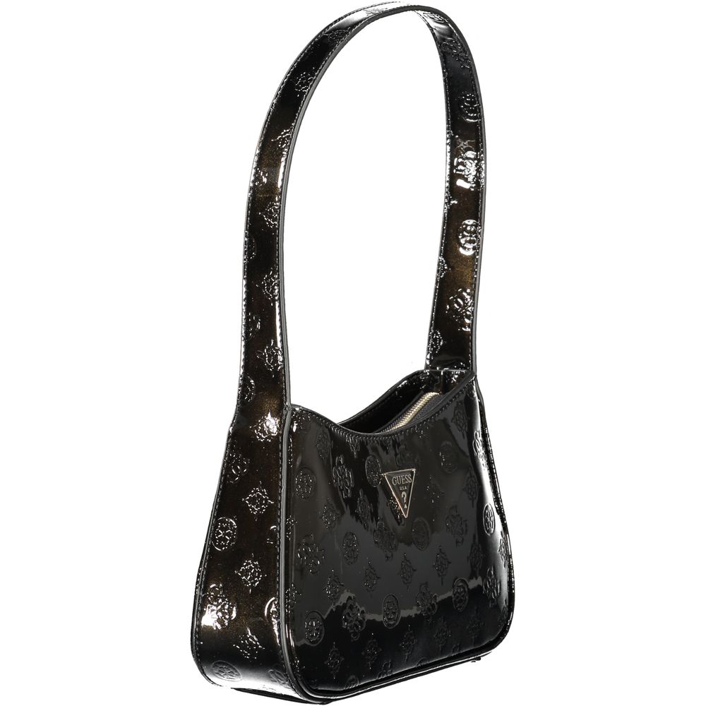 Guess Jeans Schwarz Polyethylen Frauen Handtasche