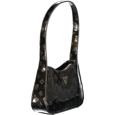 Guess Jeans Schwarz Polyethylen Frauen Handtasche