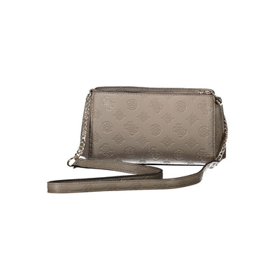 Guess Jeans Braun Polyethylen Frauen Handtasche