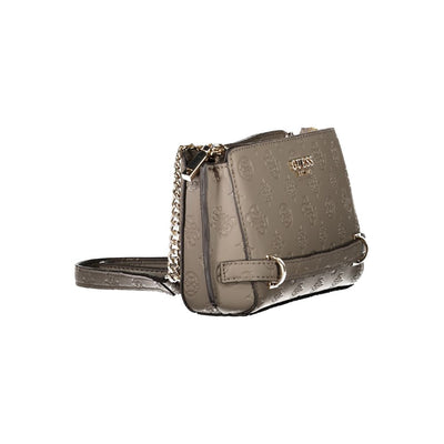 Guess Jeans Braun Polyethylen Frauen Handtasche