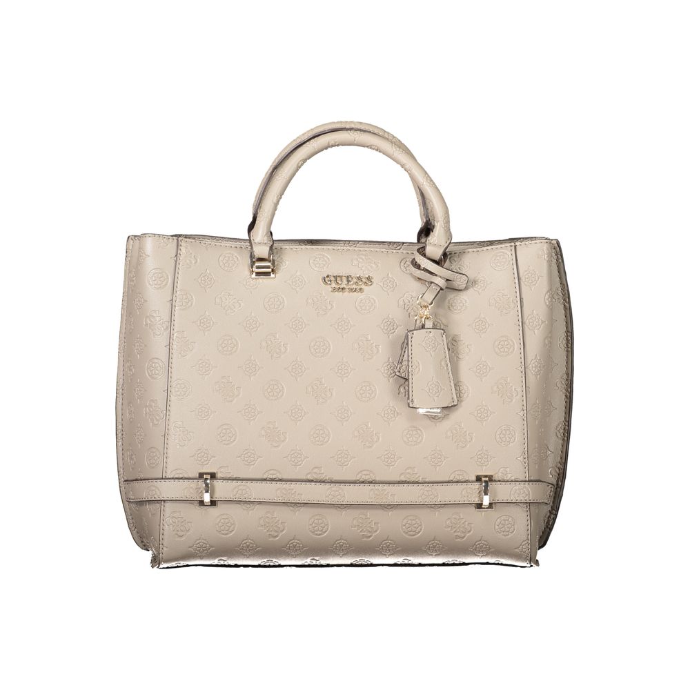 Guess Jeans Braun Polyethylen Frauen Handtasche
