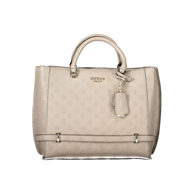 Guess Jeans Braun Polyethylen Frauen Handtasche