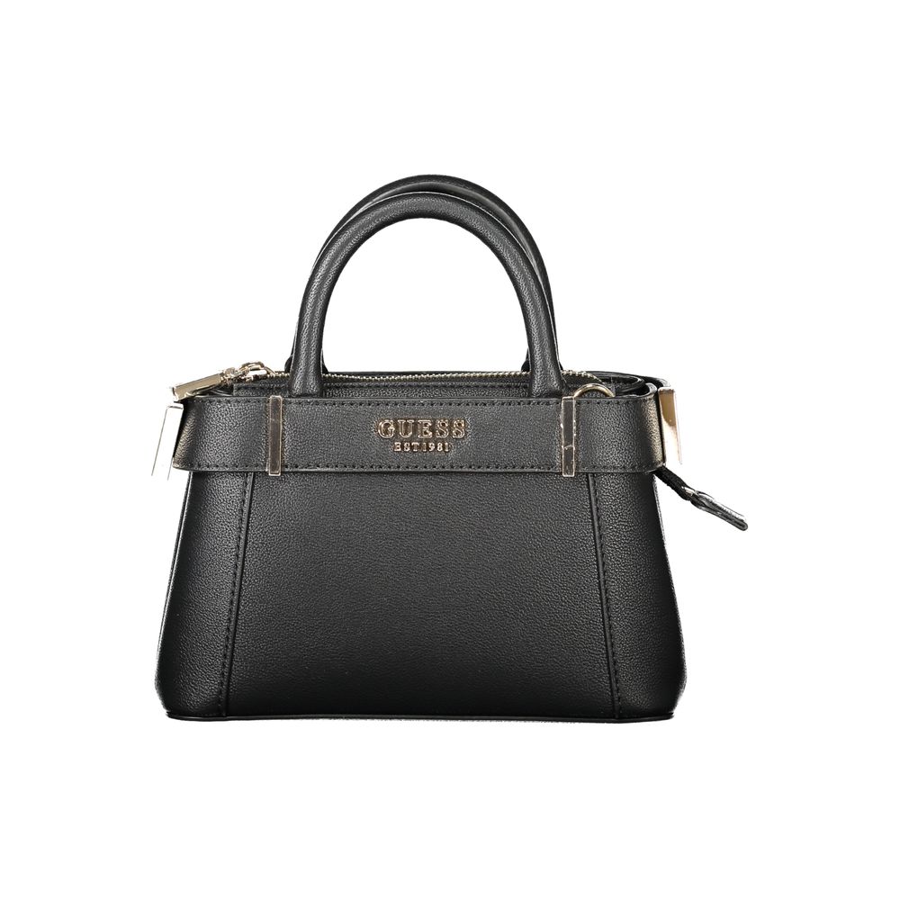 Guess Jeans Schwarz Polyethylen Frauen Handtasche