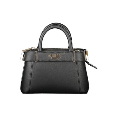 Guess Jeans Schwarz Polyethylen Frauen Handtasche
