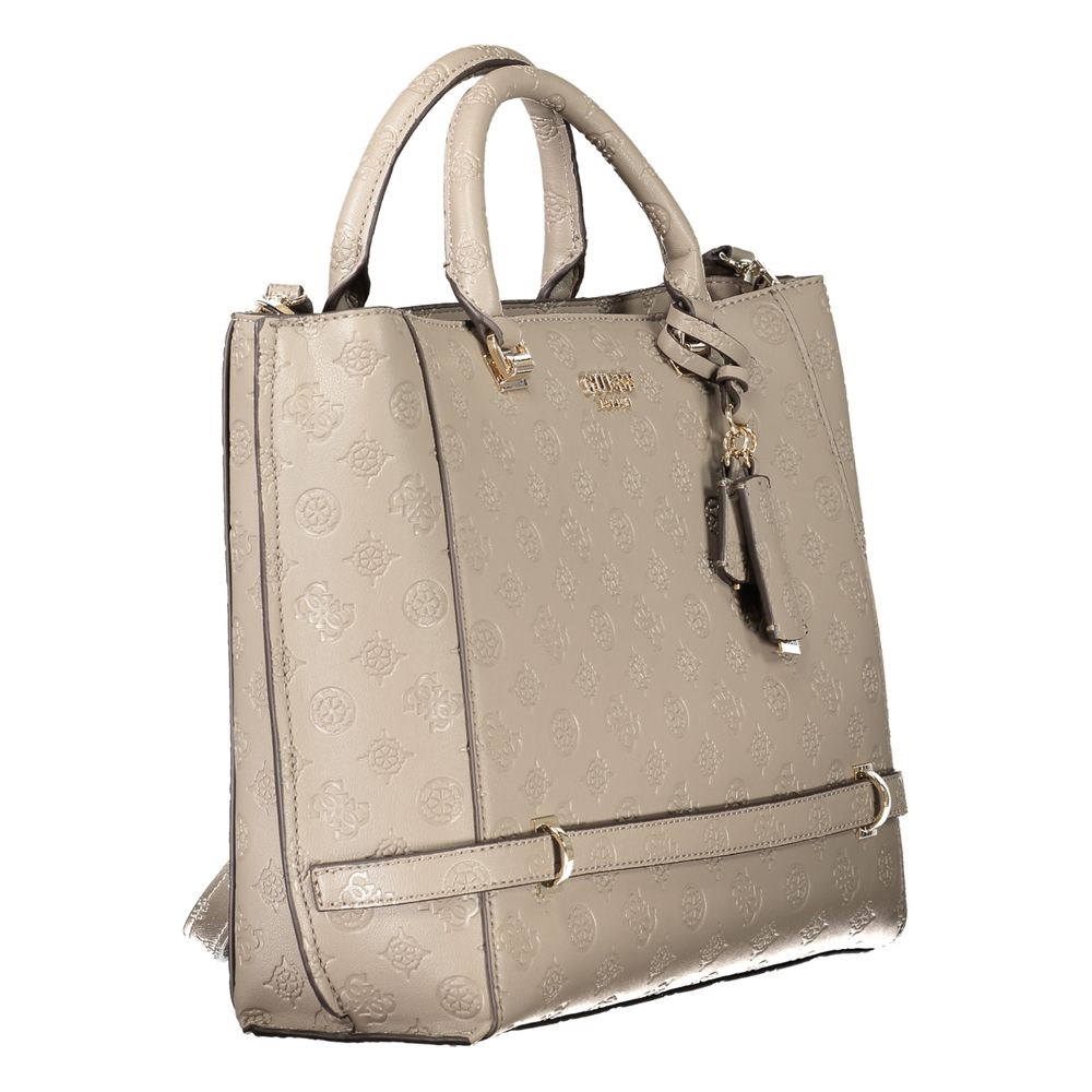 Guess Jeans Braun Polyethylen Frauen Handtasche