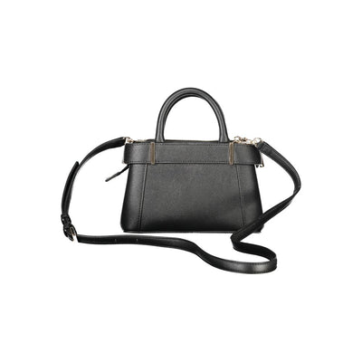 Guess Jeans Schwarz Polyethylen Frauen Handtasche