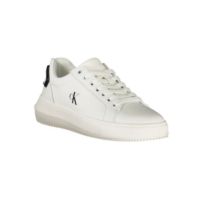 Calvin Klein Weißes Leder Damen Sneaker