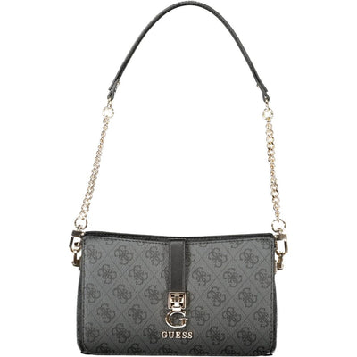 Guess Jeans Schwarz Polyethylen Frauen Handtasche