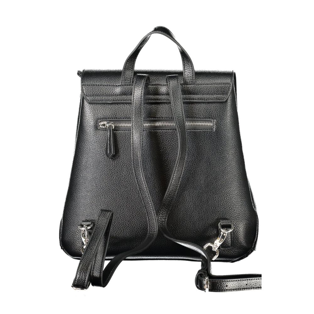Mario Valentino Schwarzer Polyethylen-Rucksack für Frauen
