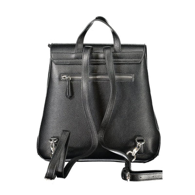 Mario Valentino Schwarzer Polyethylen-Rucksack für Frauen