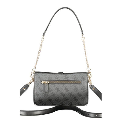 Guess Jeans Schwarz Polyethylen Frauen Handtasche