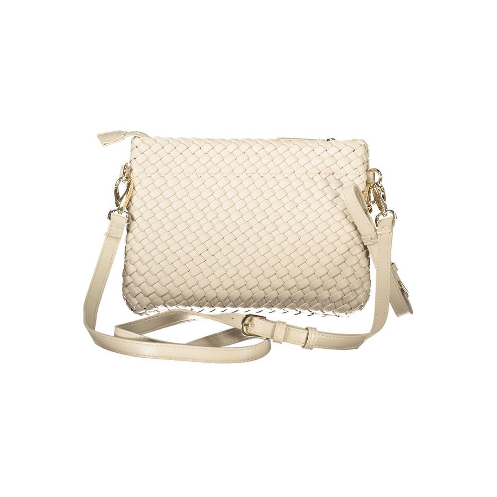 Mario Valentino Beige Polyethylen Frauen Handtasche