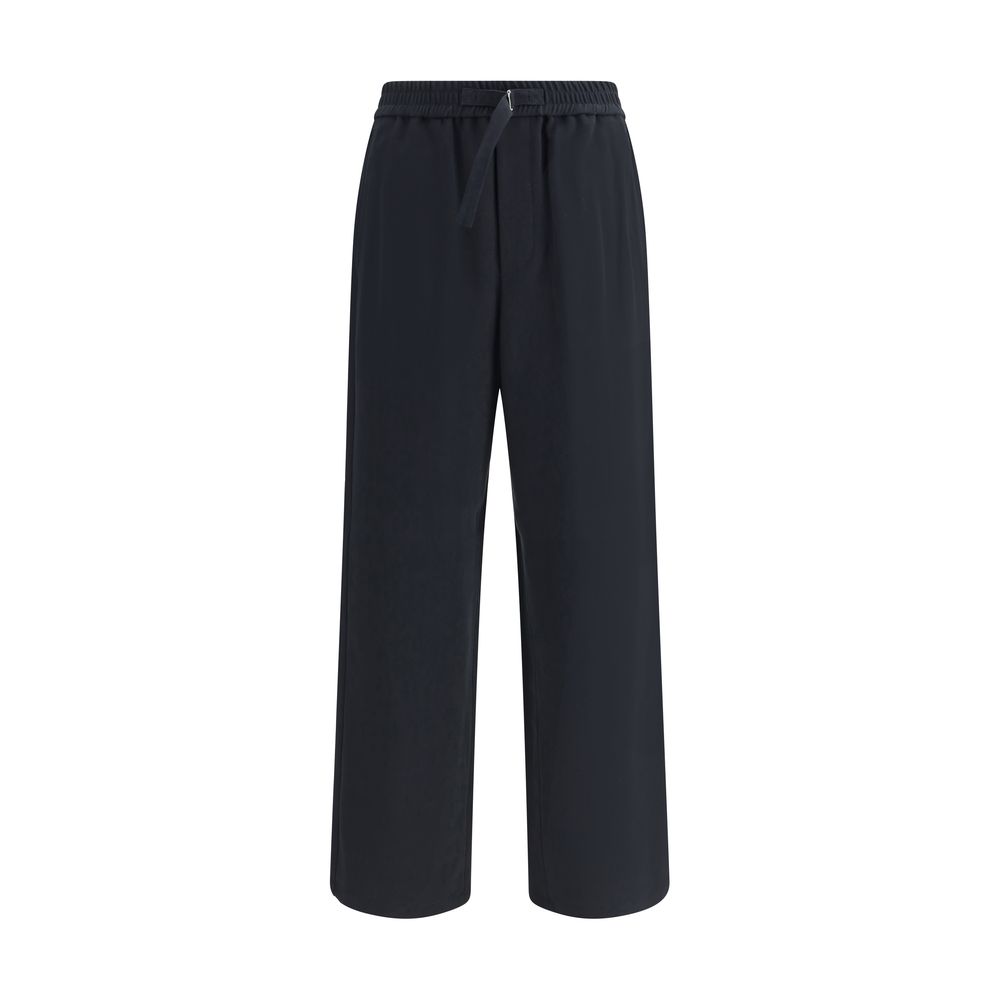 Ami Paris Hose mit weitem Bein aus Baumwolle