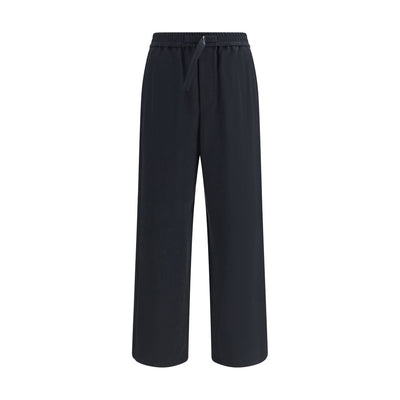Ami Paris Hose mit weitem Bein aus Baumwolle