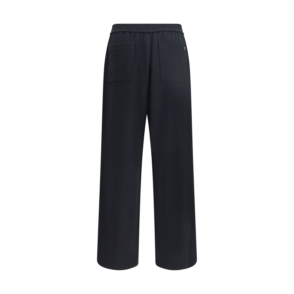 Ami Paris Hose mit weitem Bein aus Baumwolle